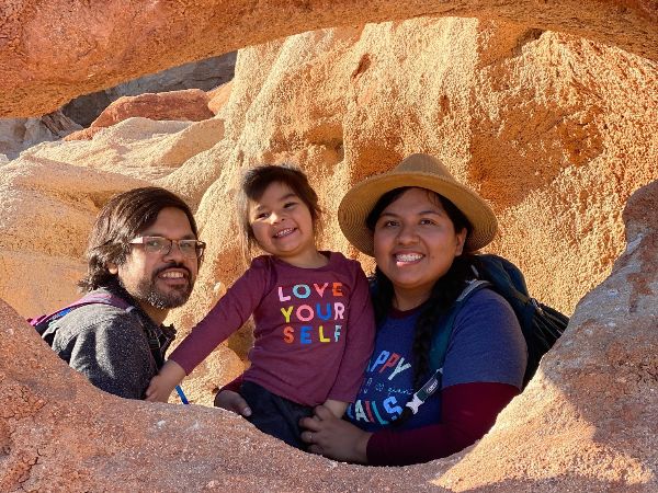 Margarita Lopez-Pelayo with family