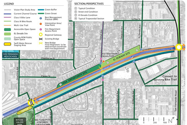 Pacoima Wash Map