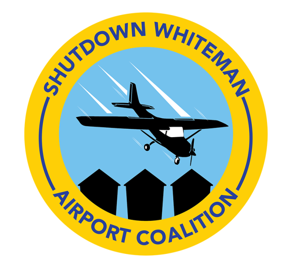 Shutdown Whiteman Airport Coalition Logo