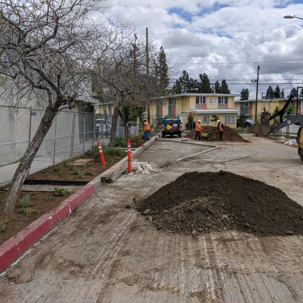 Bradley Green Alley Construction