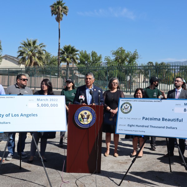 pacoima wash press event