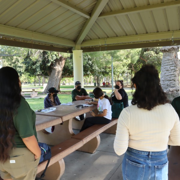 caa members at the park