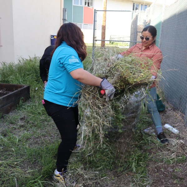 YUTEP Earth Day gardening 