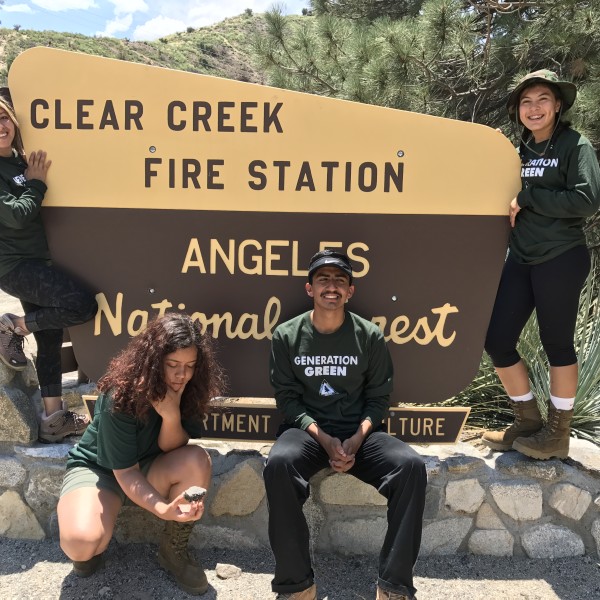 Junior Field Rangers at Clear Creek Fire Station