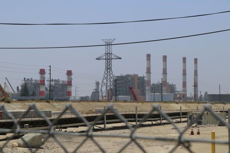 Valley Gas Plant through fence